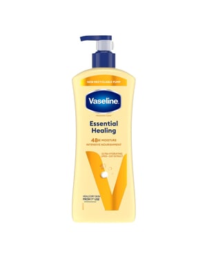 Vaseline Intensive Care Essential Healing Body Lotion, 600ml for Dry Skin Care