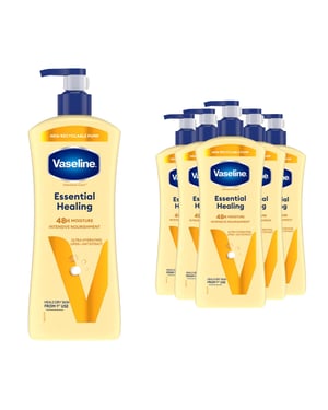 Vaseline Intensive Care Essential Healing Body Lotion 6 pack, 600ml for Dry Skin