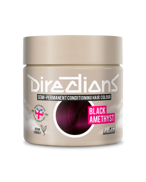 8 x La Riche Rich Naturals Range Semi-Permanent Hair Color 100ml -Black Amethyst