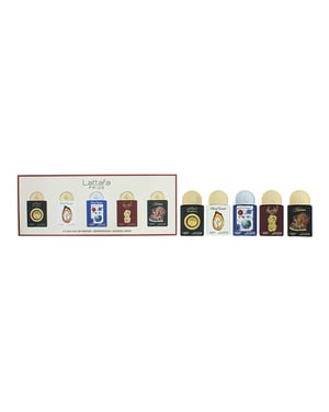 Lattafa Pride Nebras, Art of Wood, Art of Universe, Ansaam Gold, Kashan Eau de Parfum 5 x 20ml