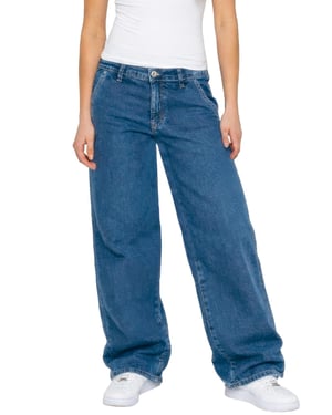 Enzo | Womens Baggy Jeans