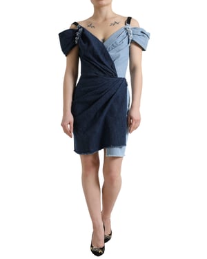 Tweedelige Denim Minijurk