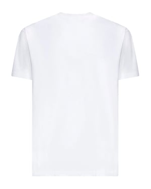Stamp Print T-Shirt in White