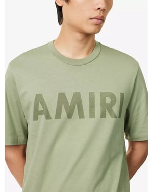 Logo Printed T-Shirt in Green