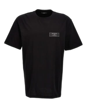Logo Patch T-Shirt in Black