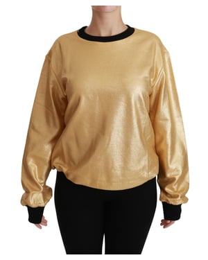 Dolce Gabbana Metallic Sweatshirt Goud