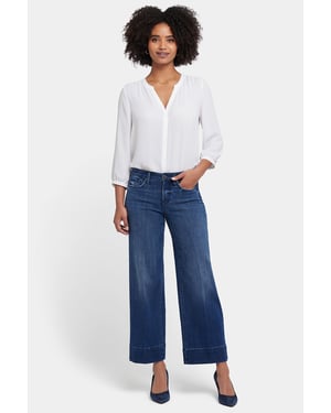 Teresa Wijde Pijpen Enkellange Jeans | Maanlicht