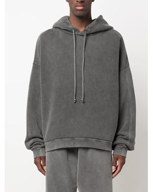 Logo Patch Hoodie in Black