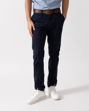 Slim Fit Chinos in Navy
