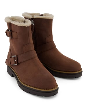 TOMS Ionie Moto Suède Dames Bruine Laarzen