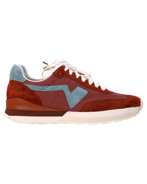 Visvim FKT Runner Sneakers in Bruin Suède