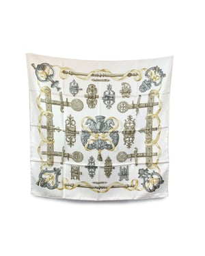 Hermes Vintage zijden sjaal Ferronnerie