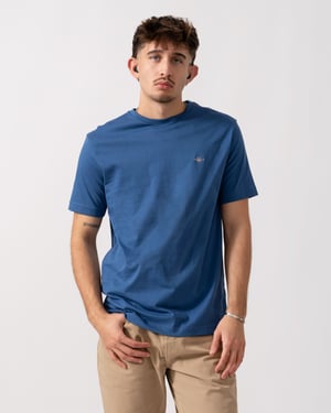 Regular Fit T-Shirt in Medium Blue