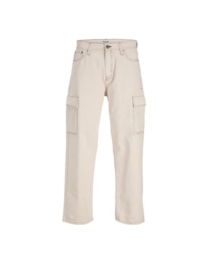 Jack & Jones Mens Cargo Combat Trousers Loose Fit Multi-Pockets
