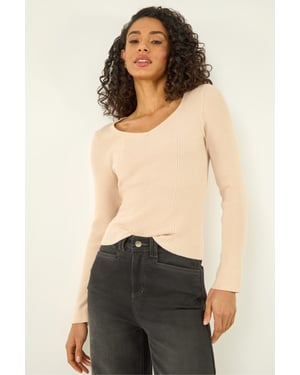 Ribbed Knitted Top
