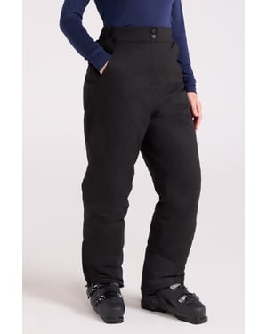 'Blizzard' Women's Ski Trouser Waterproof Fleece Lined Winter Snowboarding Pants Black