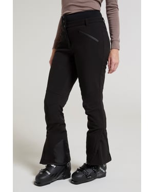 'Avalanche' Women's Ski Pants High Waist Warm Insulated Snow Proof Winter Trouser Black