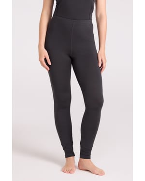 'Keep The Heat' Women's Base Layer Pants Winter Skiing Trousers Black