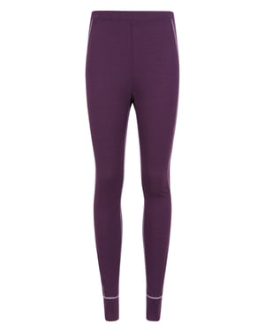 'Asgard' Women's Thermal Pants Merino Quick Dry Base Layer Trousers Purple