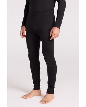 'Talus' Men's Thermal Base Layer Trousers High Wicking Winter Pants Black
