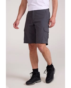 'Explore' Men's Shorts with Pockets Quick Dry Summer Bottoms Grey