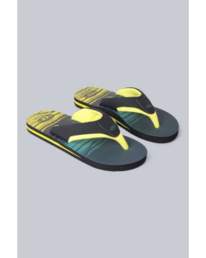 'Jekyl' Kids Flip Flops Slip On Lightweight Comfortable Walking Beach Slippers Teal
