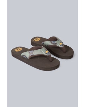 'Jekyl' Kids Flip Flops Slip On Lightweight Comfortable Walking Beach Slippers Navy