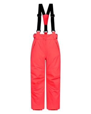 'Falcon Extreme' Kids Ski Pants Waterproof Warm Elastic Waist Winter Trouser Coral
