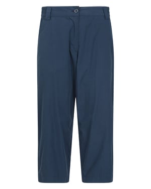 'Quest' Women's Capri Pants Quick Dry UV Protection Trousers Navy