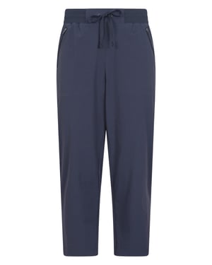 'Explorer' Women's Capri Pants with Pockets UV Protection Trousers Dark Blue