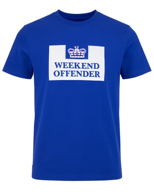 Weekend Offender McMoney Mens Blue T-Shirt