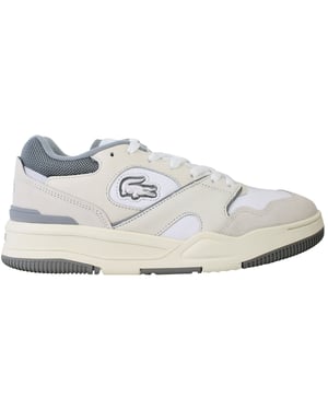 Lacoste Lineshot 124 1 Mens White/Grey Trainers