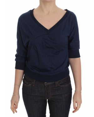 Vneck Knit Top Casual Style
