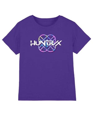 K-Pop Demon Hunters Childrens/Kids Pastel Logo T-Shirt (Purple)
