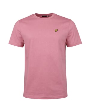 Lyle & Scott Plain Mens Pink T-Shirt