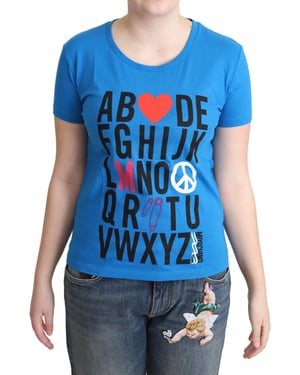 Alphabet T-shirt Korte Mouw Ronde Hals
