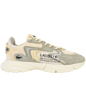 Lacoste L003 NEO 124 1 COU Womens Beige Trainers