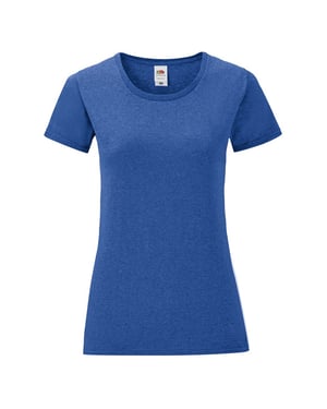Fruit Of The Vrouwen / Dames Iconische T-Shirt (Heather Royaal)