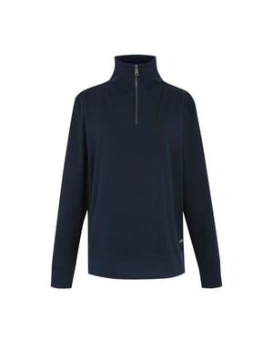 Regatta Demmi Quarter Zip Fleece Top, dam/dam (Marinblått)