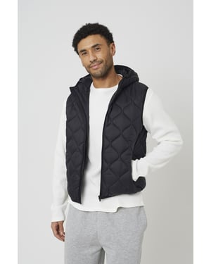 Black Onion Quilted Hooded Gilet