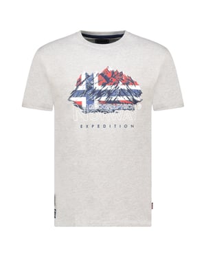 Geographical Norway Tee SS Jummit Shirt Grijs