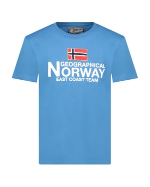 Geographical Norway Tee SS Jacky Shirt Blauw