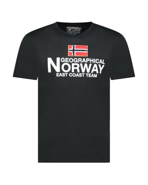 Geographical Norway Tee SS Jacky Shirt Zwart