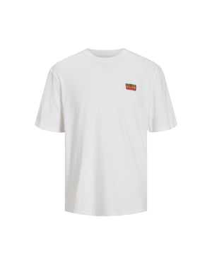 Jack & Jones Canon Wide Fit Tee Shite