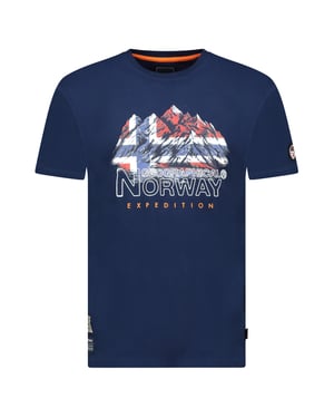 Geographical Norway Tee SS Jummit Shirt Blauw