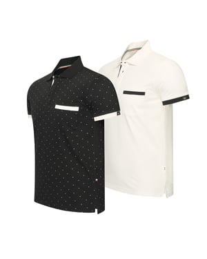 Cappuccino Italia Todi 2-Pack Polo Flerfargad