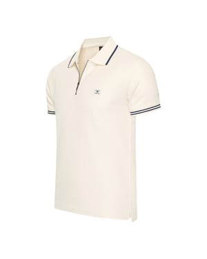 Cappuccino Italia Polo SS Polo Zip Polo Torino Wit
