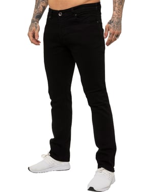 Enzo | Mens Straight Leg Stretch Denim Jeans