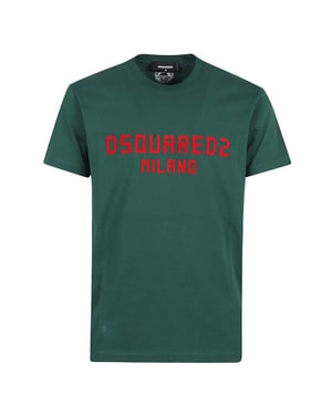 Dsquared2 Milano Logo Cool Fit Green T-shirt