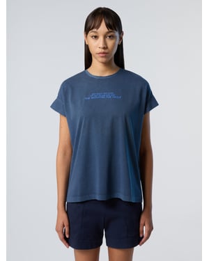 North Sails T-shirt med sloganskrift